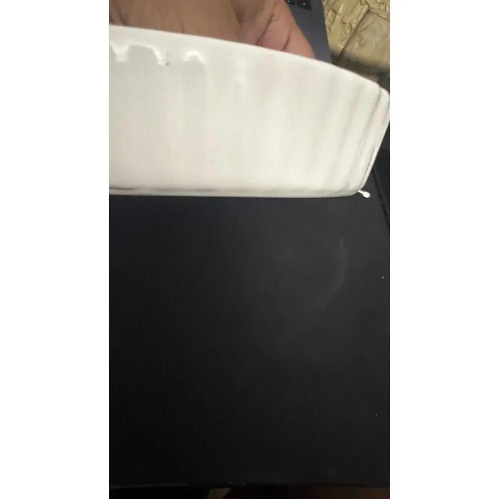 Set of 4 Royal Norfolk White Oval Baking Dishes 8x2 Fluted Stoneware